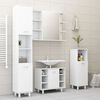 vidaXL Bathroom Cabinet White 30x30x179 cm Engineered Wood