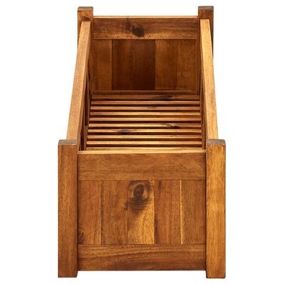 vidaXL Garden Raised Bed Acacia Wood 100x30x25 cm,  vidaXL Garden Raised Bed Acacia Wood 100x30x25 cm