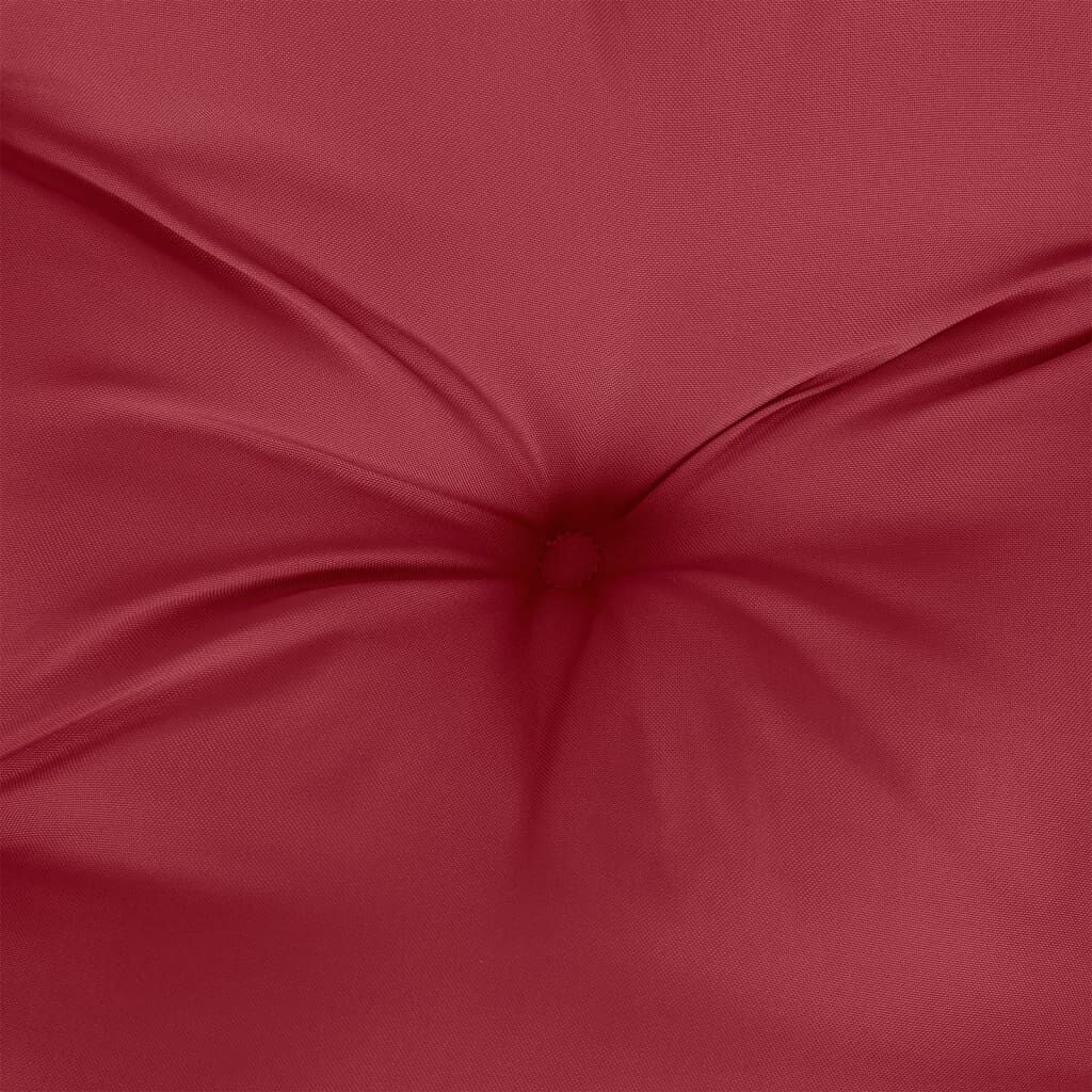 vidaXL Garden Bench Cushions 2pcs Wine Red 150x50x7cm Oxford Fabric