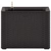 vidaXL Garden Raised Bed with Self Watering System Anthracite 43x43x33 cm