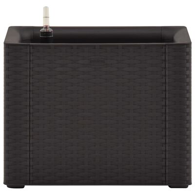 vidaXL Garden Raised Bed with Self Watering System Anthracite 43x43x33 cm, anthracite vidaXL Garden Raised Bed with Self Watering System Anthracite 43x43x33 cm