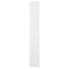 vidaXL Bathroom Cabinet White 25x26.5x170 cm Engineered Wood