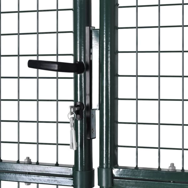 vidaXL Garden Mesh Gate Fence Door Wall Grille 306x175 cm