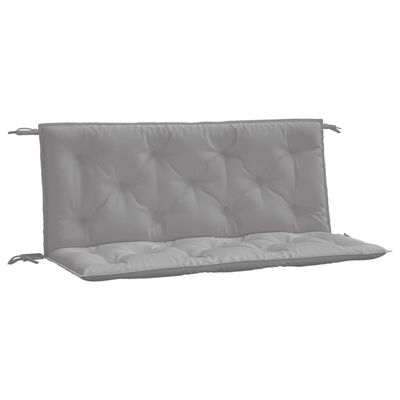 vidaXL Garden Bench Cushions 2pcs Grey 120x50x7cm Oxford Fabric, grey vidaXL Garden Bench Cushions 2pcs Grey 120x50x7cm Oxford Fabric