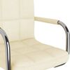 vidaXL Bar Stool Cream Fabric