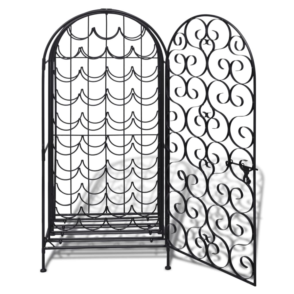 vidaXL Wine Rack for 35 Bottles Metal