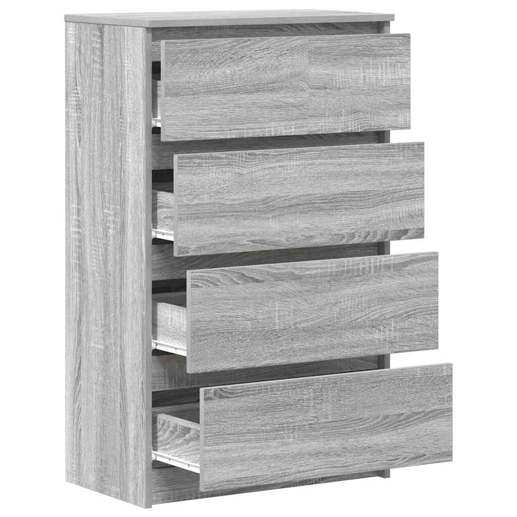 vidaXL Sideboard Grey Sonoma 60x35x98.5 cm Engineered Wood