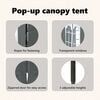 vidaXL Folding Party Tent with Sidewalls Anthracite 2x2 m