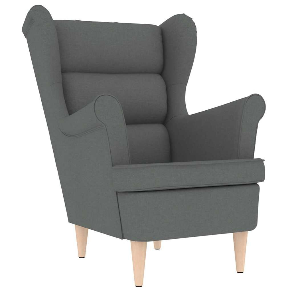 vidaXL Armchair Dark Grey 74x84x100 cm Fabric