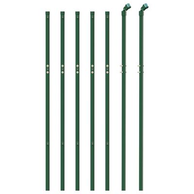 vidaXL Chain Link Fence Green 0.8x10 m, green vidaXL Chain Link Fence Green 0.8x10 m