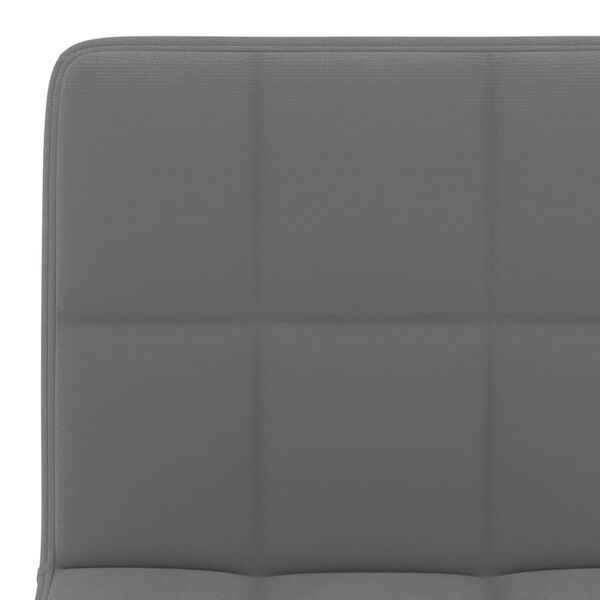 vidaXL Bar Stools 2 pcs Dark Grey Velvet