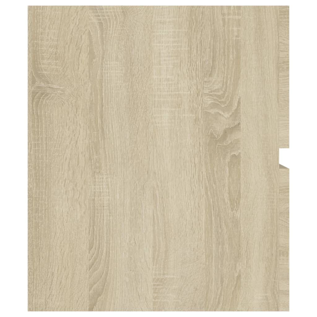 vidaXL Sink Cabinet Sonoma Oak 100x38.5x45 cm Engineered Wood