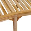 vidaXL Banana Bench 200 cm Solid Teak Wood
