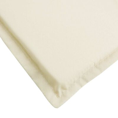 vidaXL Sun Lounger Cushion Cream 180x60x4 cm Oxford Fabric, cream vidaXL Sun Lounger Cushion Cream 180x60x4 cm Oxford Fabric