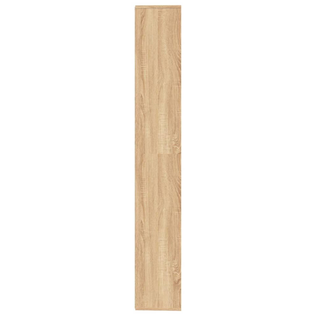 vidaXL Book Cabinet/Room Divider Sonoma Oak 155x24x160 cm Engineered Wood