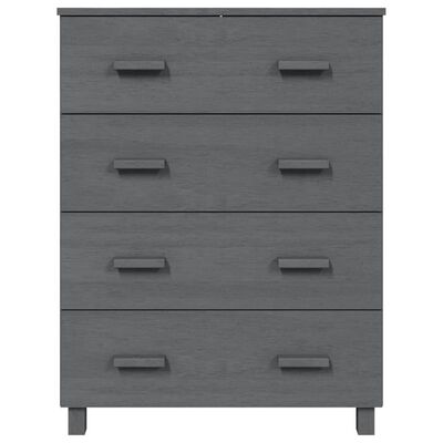 vidaXL Sideboard HAMAR Dark Grey 79x40x103.5 cm Solid Wood Pine, dark grey vidaXL Sideboard HAMAR Dark Grey 79x40x103.5 cm Solid Wood Pine