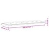 vidaXL Garden Bench Cushions 2pcs Grey 200x50x7cm Oxford Fabric