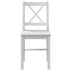 vidaXL 5 Piece Dining Set White