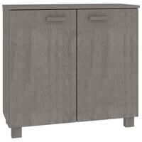 vidaXL Sideboard HAMAR Light Grey 85x35x80 cm Solid Wood Pine, light grey vidaXL Sideboard HAMAR Light Grey 85x35x80 cm Solid Wood Pine
