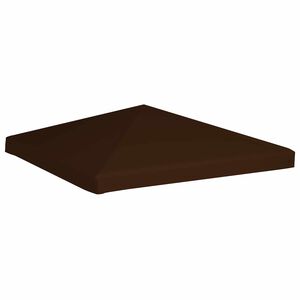 vidaXL Gazebo Top Cover 310 g/m&sup2; 3x3 m Brown