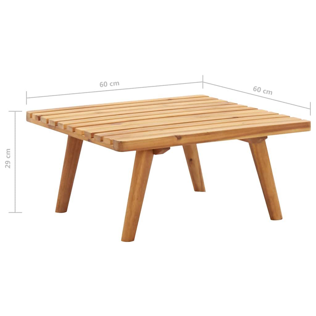 vidaXL 6 Piece Garden Lounge Set Solid Acacia Wood