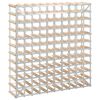 vidaXL Wine Rack for 120 Bottles Solid Pinewood