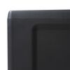 vidaXL Garden Storage Cabinet with 2 Shelves Black and Grey