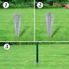 vidaXL Euro Fence Steel 25x0.8 m Green
