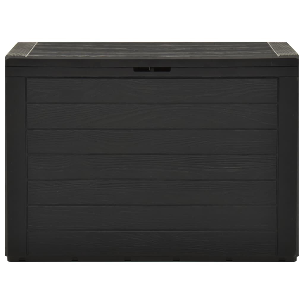 vidaXL Garden Storage Box Anthracite 78x44x55 cm