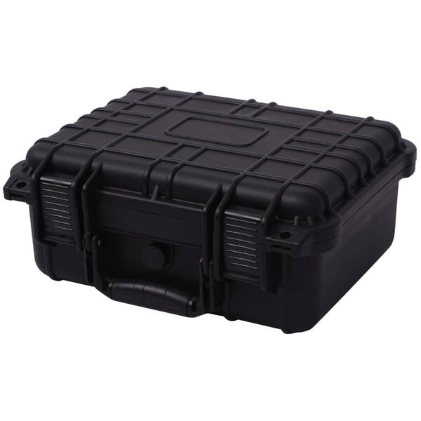 vidaXL Protective Case Black 35x29.5x15 cm