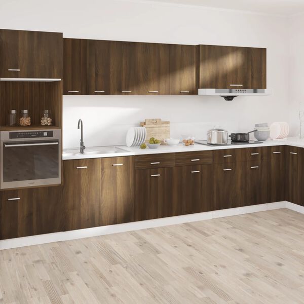 vidaXL Drawer Bottom Cabinet Lyon Brown Oak 50x46x81.5 cm Engineered Wood