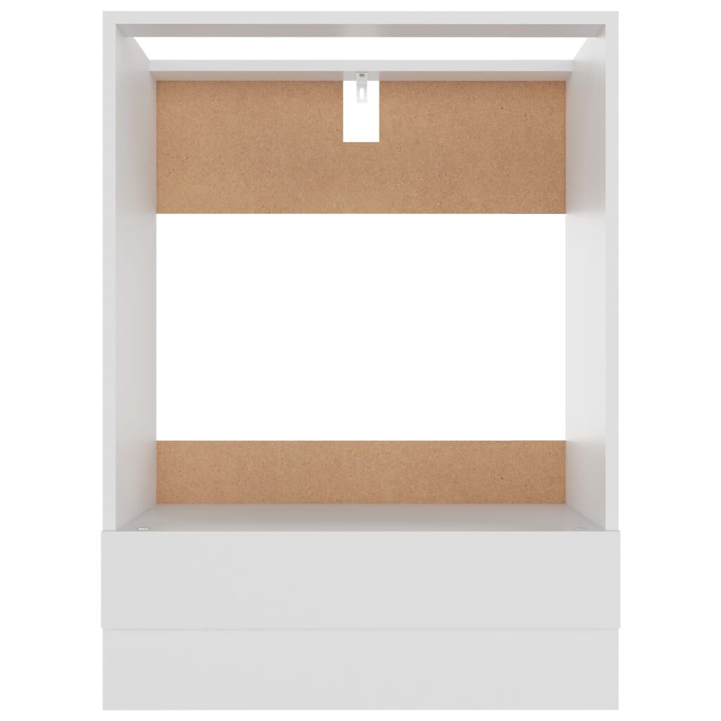 vidaXL Oven Cabinet Riga White 60x46x81.5 cm Engineered Wood