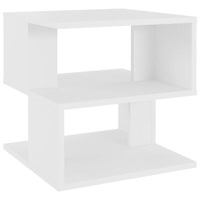 vidaXL Side Table White 40x40x40 cm Engineered Wood, white vidaXL Side Table White 40x40x40 cm Engineered Wood