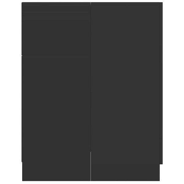 vidaXL Washing Machine Cabinet Black 71x71.5x91.5 cm