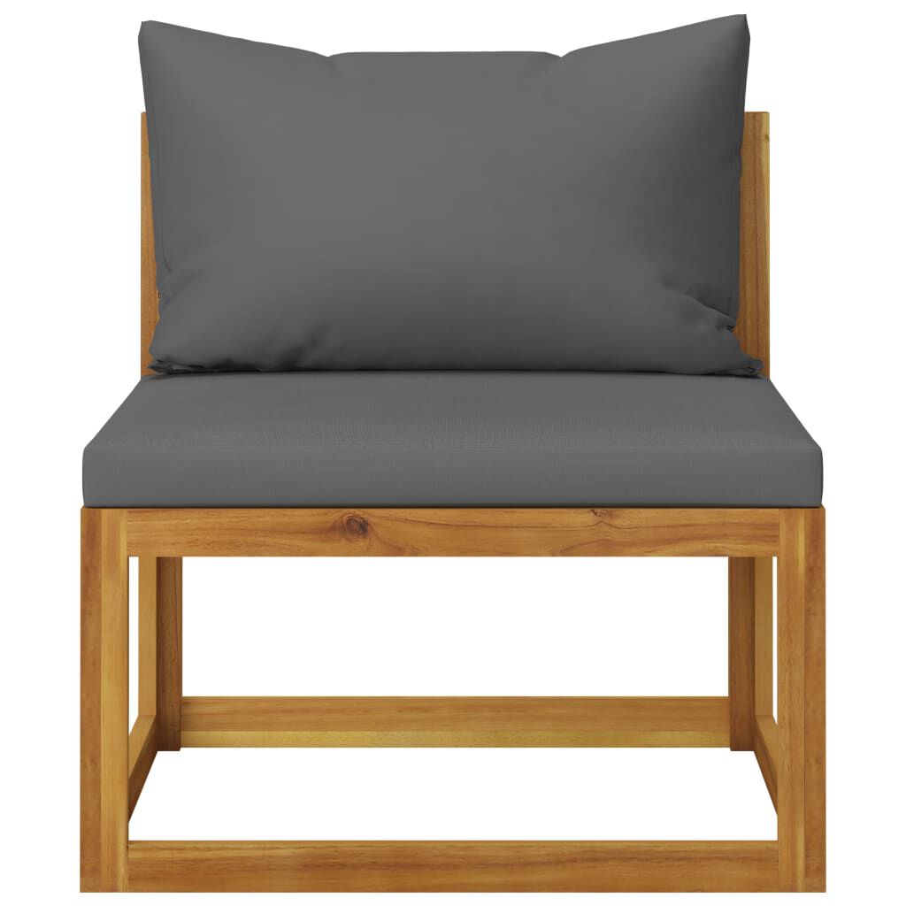 vidaXL 12 Piece Garden Lounge Set with Cushion Solid Acacia Wood