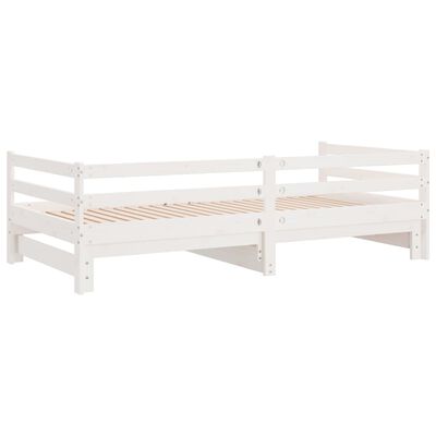 vidaXL Pull-out Day Bed without Mattress White 2x(90x200)cm, white vidaXL Pull-out Day Bed without Mattress White 2x(90x200)cm