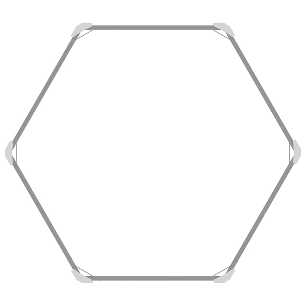 vidaXL Garden Raised Bed Galvanised Steel 129x129x77 cm Green