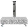 vidaXL Umbrella Base Light Grey 45x25x8.3 cm Granite