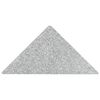 vidaXL Umbrella Weight Plates 4 pcs Grey Granite Triangular 60 kg