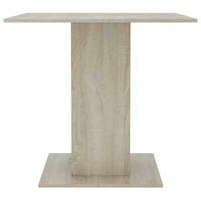 vidaXL Dining Table Sonoma Oak 80x80x75 cm Engineered Wood, sonoma oak vidaXL Dining Table Sonoma Oak 80x80x75 cm Engineered Wood