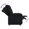vidaXL Recliner Chair Black Fabric