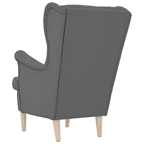 vidaXL Armchair Dark Grey 74x84x100 cm Fabric