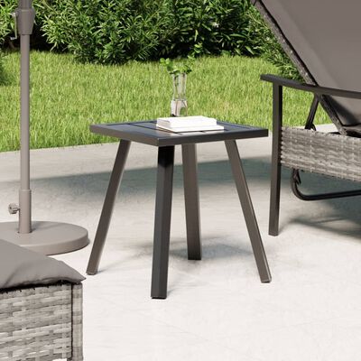 vidaXL Garden Table Anthracite 34x34x38 cm Steel,  vidaXL Garden Table Anthracite 34x34x38 cm Steel
