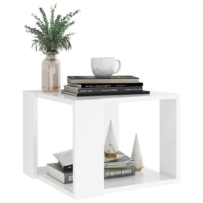 vidaXL Coffee Table White 40x40x30 cm Engineered Wood, white vidaXL Coffee Table White 40x40x30 cm Engineered Wood