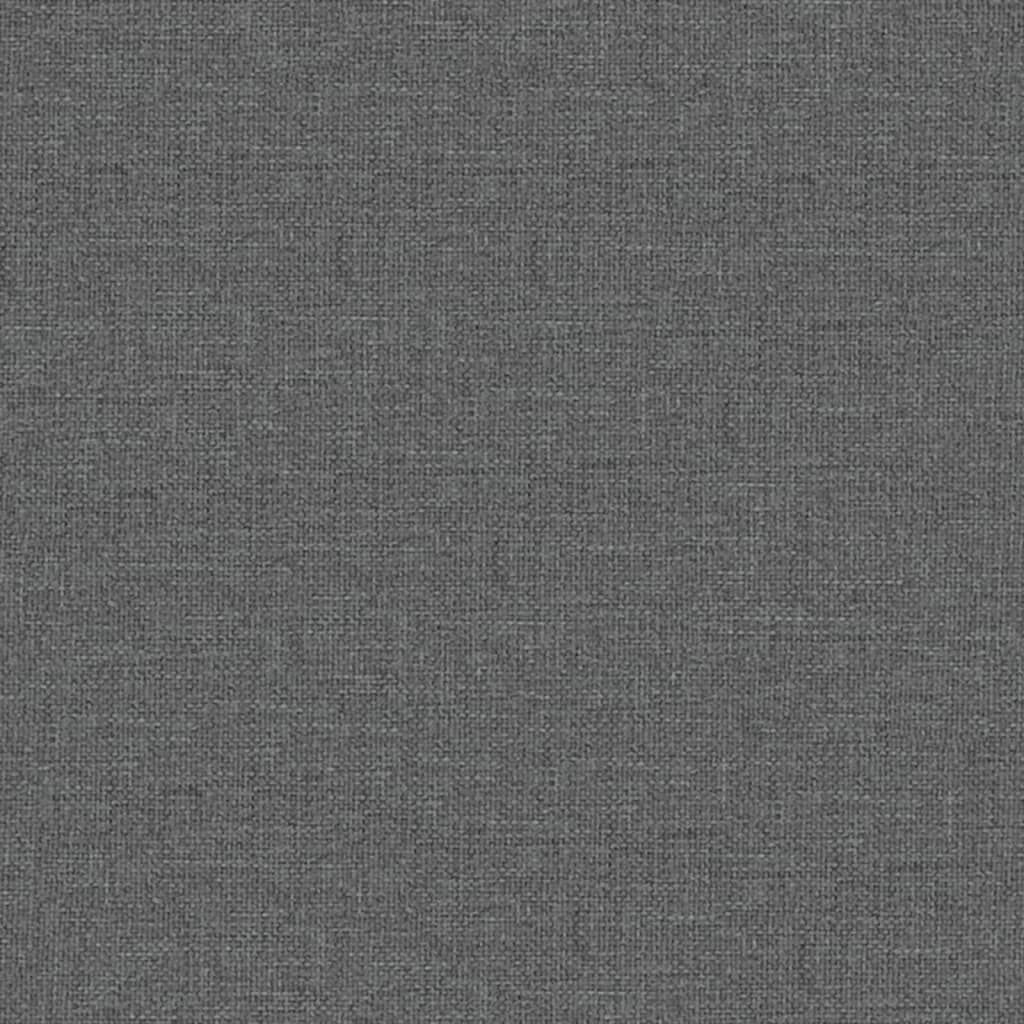 vidaXL Recliner Chair Dark Grey Fabric