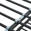 vidaXL Bunk Bed without Mattress Black Metal 90x200cm