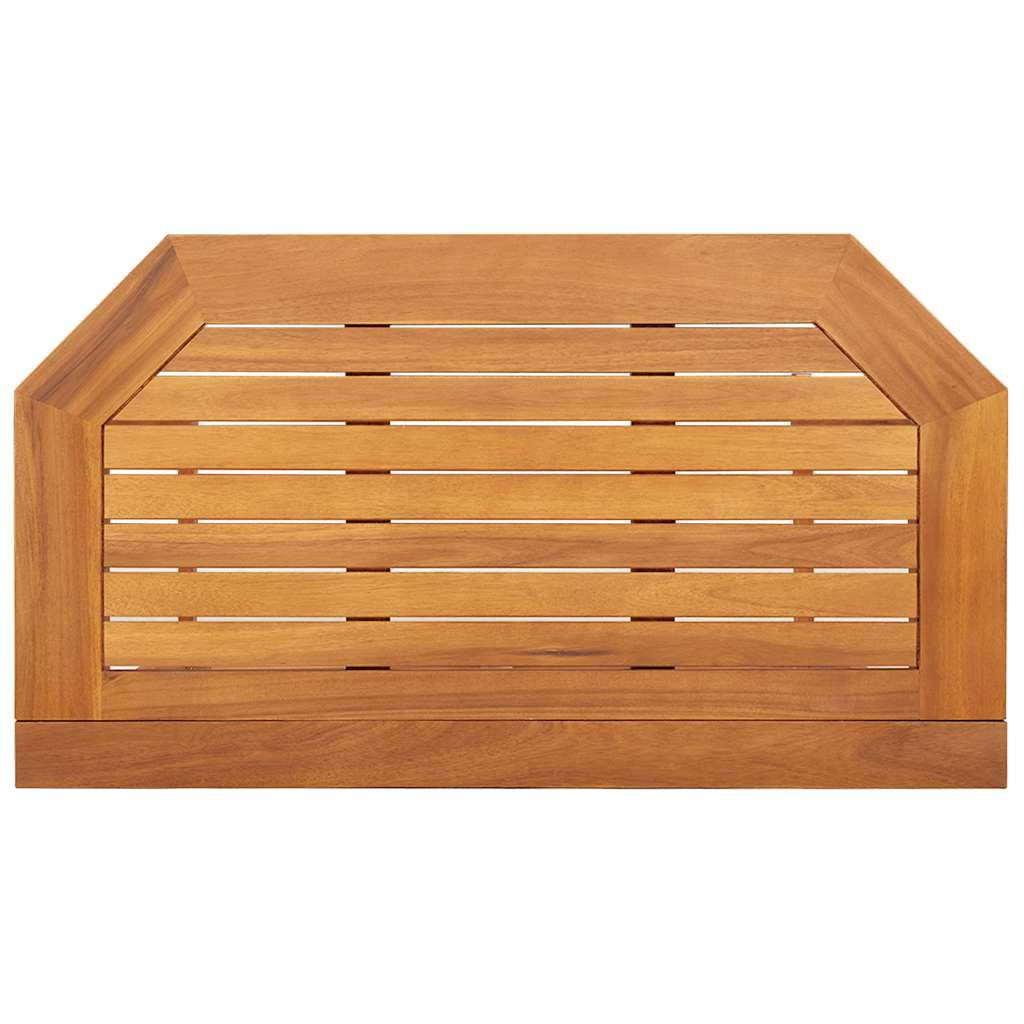 vidaXL Bistro Table 90x50x75 cm Solid Acacia Wood