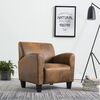 vidaXL Sofa Chair Brown 70x69x72 cm Faux Suede Leather