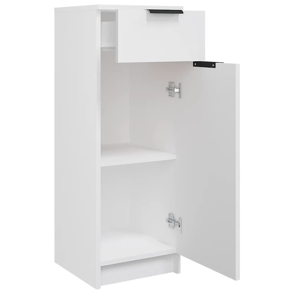 vidaXL Bathroom Cabinet White 32x34x90 cm Engineered Wood