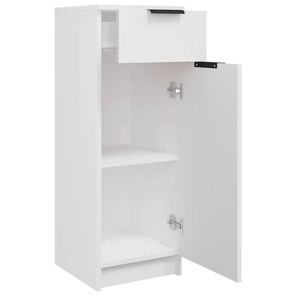 vidaXL Bathroom Cabinet White 32x33.5x90 cm Engineered Wood
